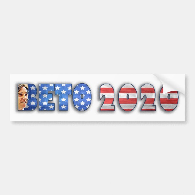 Beto O'Rourke for President 2020 Election Bumper Sticker (Front)