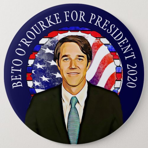 Beto ORourke for President 2020 US Election Button