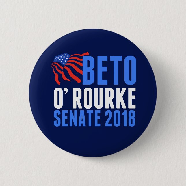 Beto O'Rourke for Senate 2018 Button (Front)
