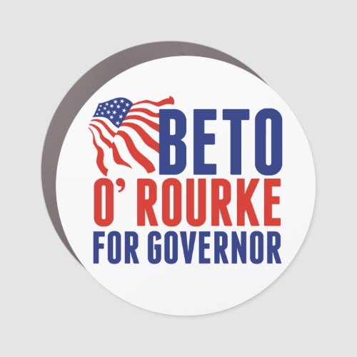 Beto ORourke for Texas Governor 2022 Election Car Magnet