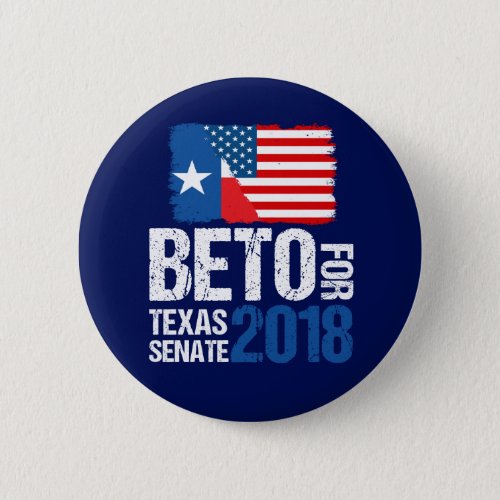 Beto ORourke for Texas Senate 2018 Election Button