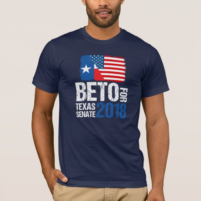 Beto O'Rourke for Texas Senate in 2018 T-Shirt (Front)