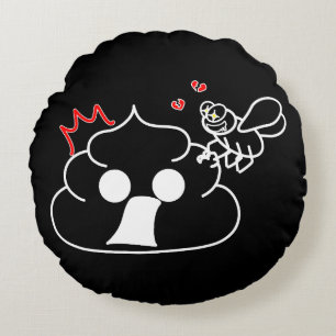 Betrayal - Brootsch the PooPoo Round Pillow