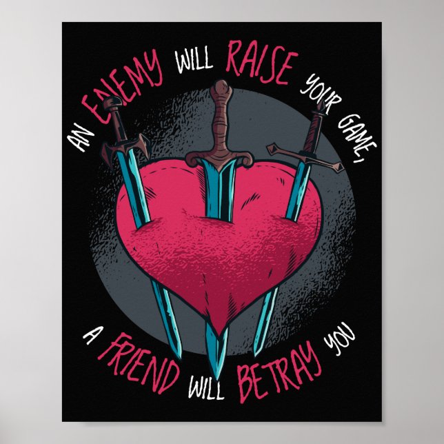 Betrayal Quote Poster (Front)