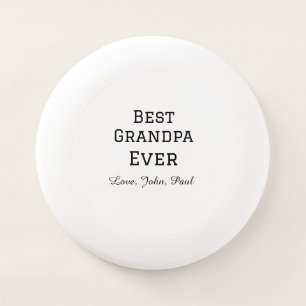 Bets Grandpa ever grandfather gifts simple name Wham-O Frisbee