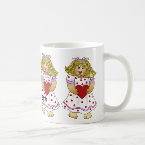 Betsy Bear Heart Coffee Mug