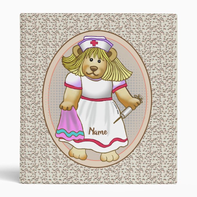 Betsy Bear Nurse binder  (Front)