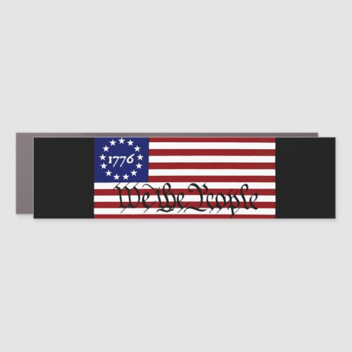 Betsy Ross 1776 We The People Bumper Sticker Car Magnet