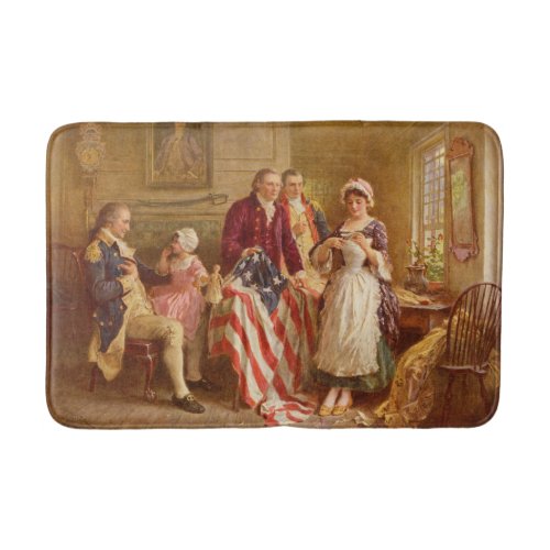 Betsy Ross 1777 American History USA Patriot Bath Mat