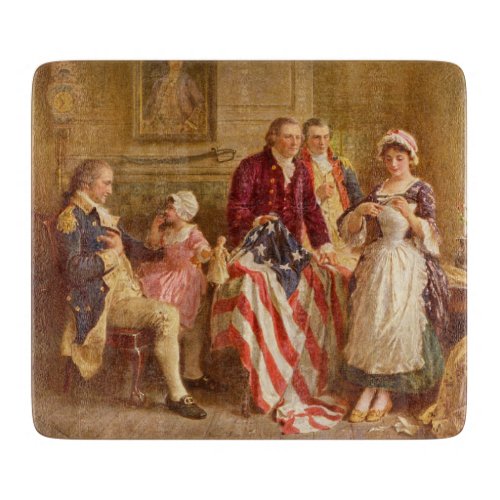 Betsy Ross 1777 American History USA Patriot Cutting Board