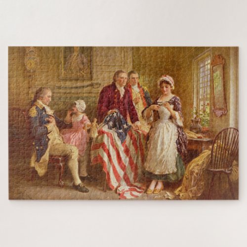 Betsy Ross 1777 American History USA Patriot Jigsaw Puzzle