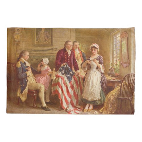 Betsy Ross 1777 American History USA Patriot Pillow Case