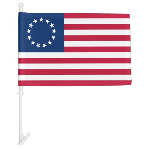 Betsy Ross American Car Flag