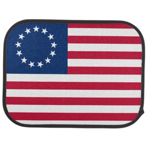 Betsy Ross American Circle Flag Flag 13 Stars Car Floor Mat