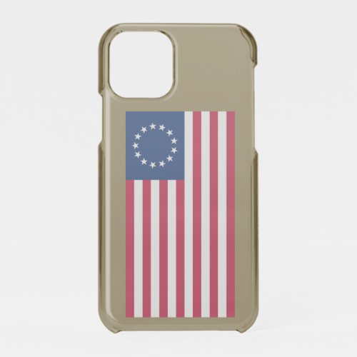 Betsy Ross American Circle Flag Flag 13 Stars iPhone 11 Pro Case