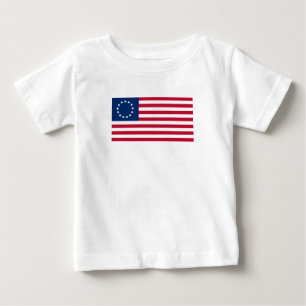 Betsy Ross American Flag Baby T-Shirt