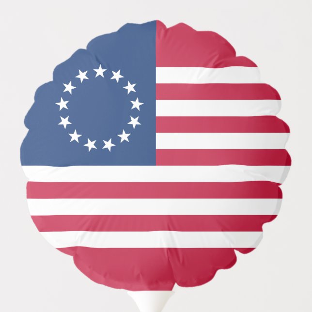 Betsy Ross American Flag Balloon (Back)