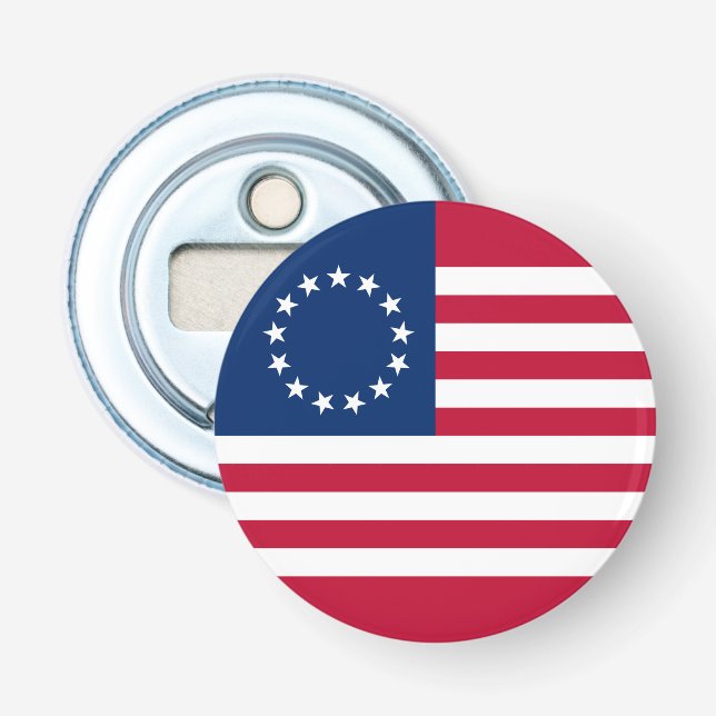 Betsy Ross American Flag Bottle Opener (Front)