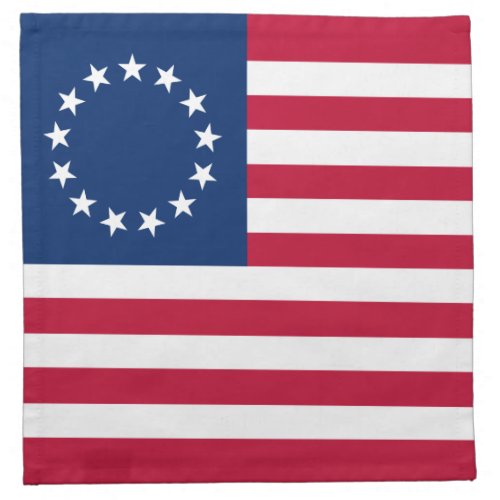 Betsy Ross American Flag Cloth Napkin