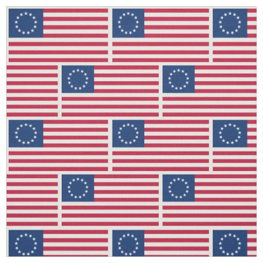 Betsy Ross American Flag Fabric