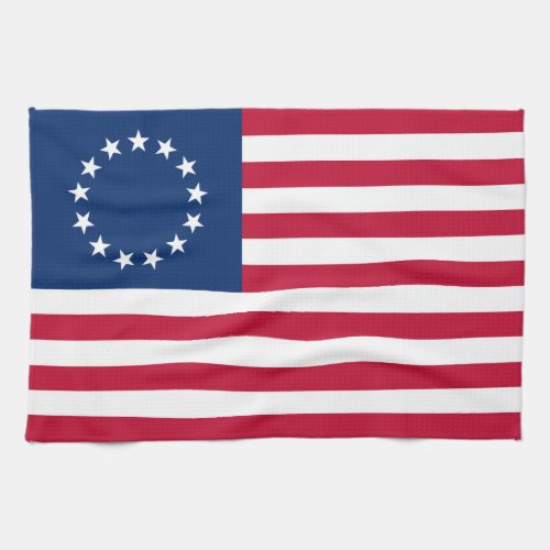 Betsy Ross American Flag Kitchen Towel