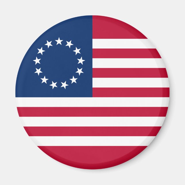 Betsy Ross American Flag Magnet (Front)