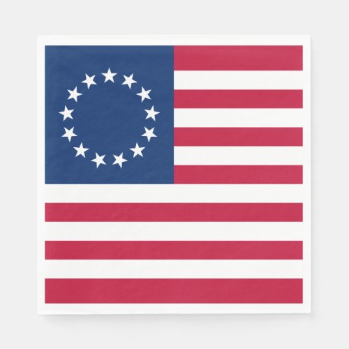 Betsy Ross American Flag Napkins