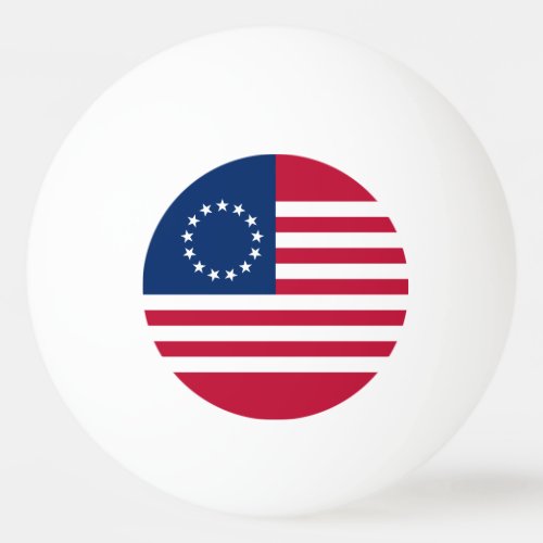 Betsy Ross American Flag Ping Pong Ball