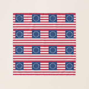 Betsy Ross American Flag Scarf