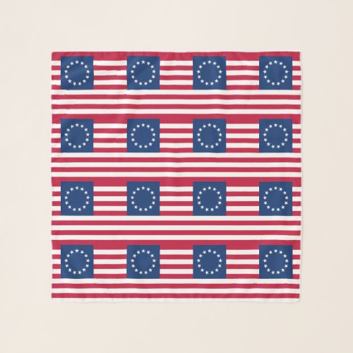 Betsy Ross American Flag Scarf
