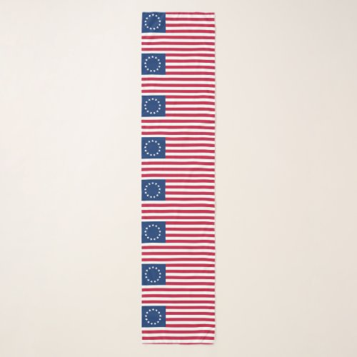 Betsy Ross American Flag Scarf