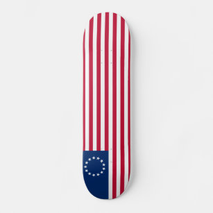 Betsy Ross American Flag Skateboard
