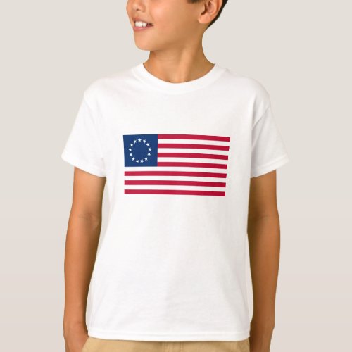 Betsy Ross American Flag T_Shirt