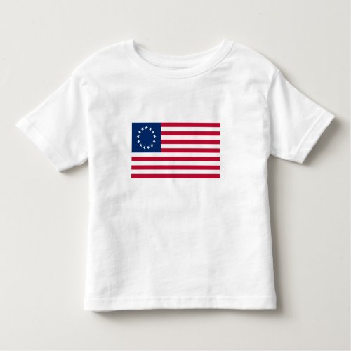 Betsy Ross American Flag Toddler T_shirt