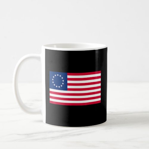 Betsy Ross American Us Flag 1777 Usa Revolutionary Coffee Mug