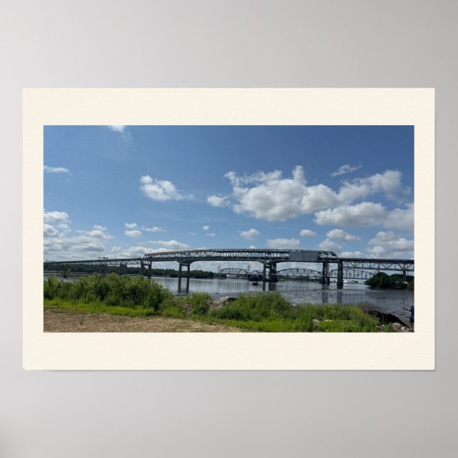 Betsy Ross Bridge Philadelphia Poster (Front)