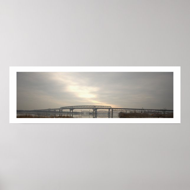 Betsy Ross Bridge Photo Poster (Front)