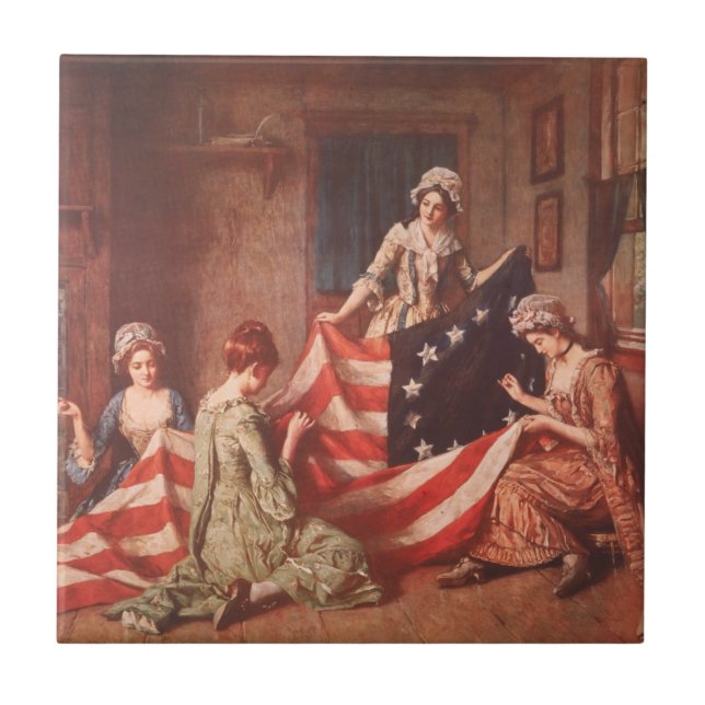 Betsy Ross Ceramic Tile (Front)