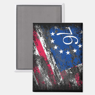 Betsy Ross Flag 1776 Patriotic 4th of July Magnet
