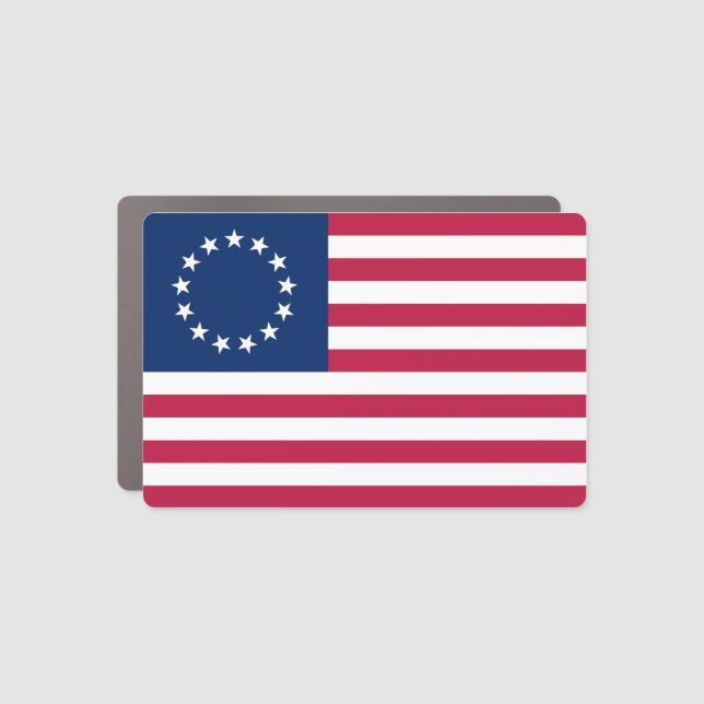 Betsy Ross Flag Car Magnet (Front)
