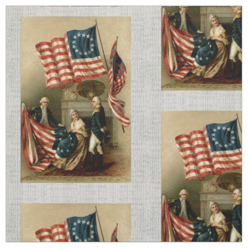 Betsy Ross Flag Fabric