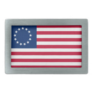 betsy ross flag belt buckle