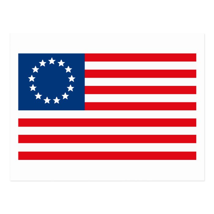 Betsy Ross Flag Postcard