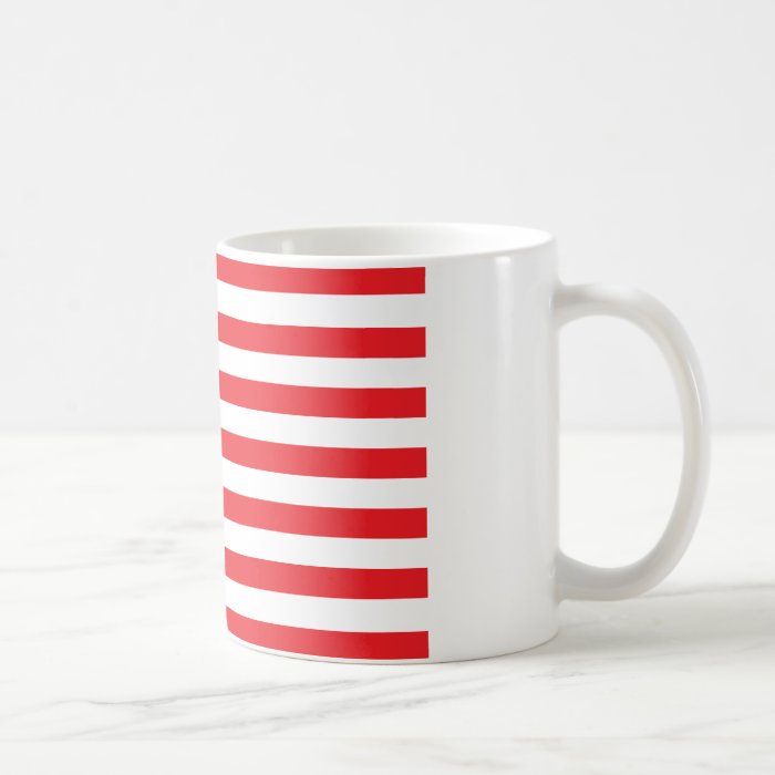 Betsy Ross Flag   Red Mugs