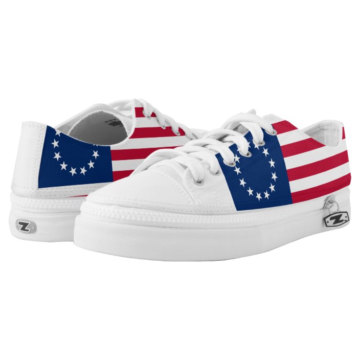 betty ross flag shoes