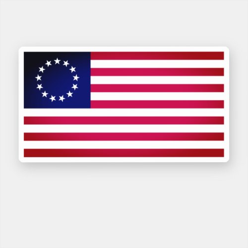 Betsy Ross Flag Sticker
