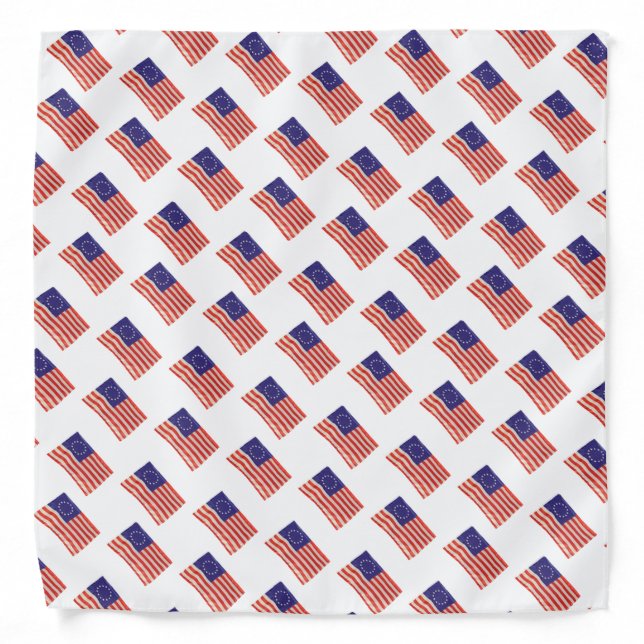 Betsy Ross Flags Bandana (Front)