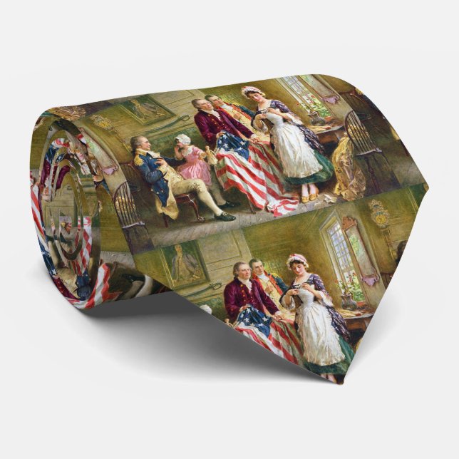 Betsy Ross George Washington Tie (Rolled)