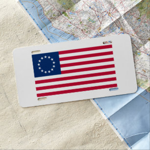 Betsy Ross License Plate