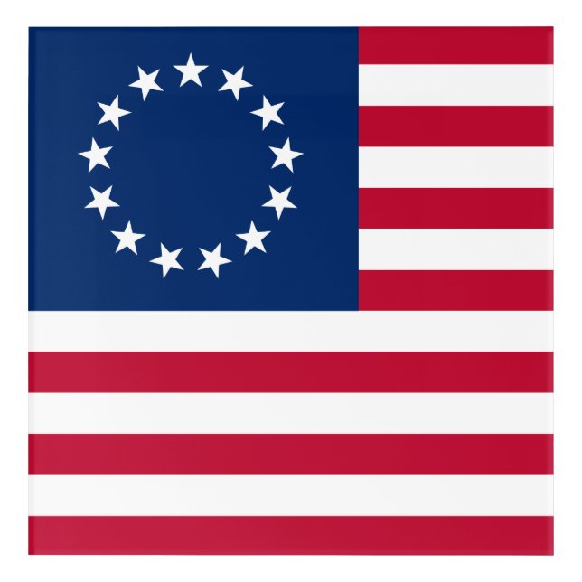 Betsy Ross Old Glory American USA Flag Acrylic Print (Front)